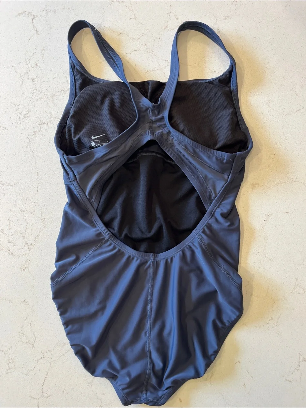 Nike Women's One-Piece Swimsuit — Navy Blue